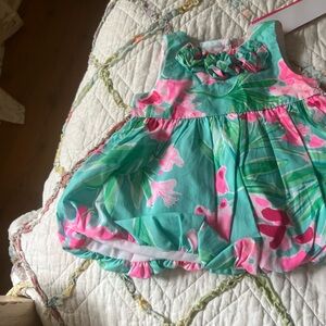 Lilly Pulitzer Brand New Acqua El Fresco 3/6 months